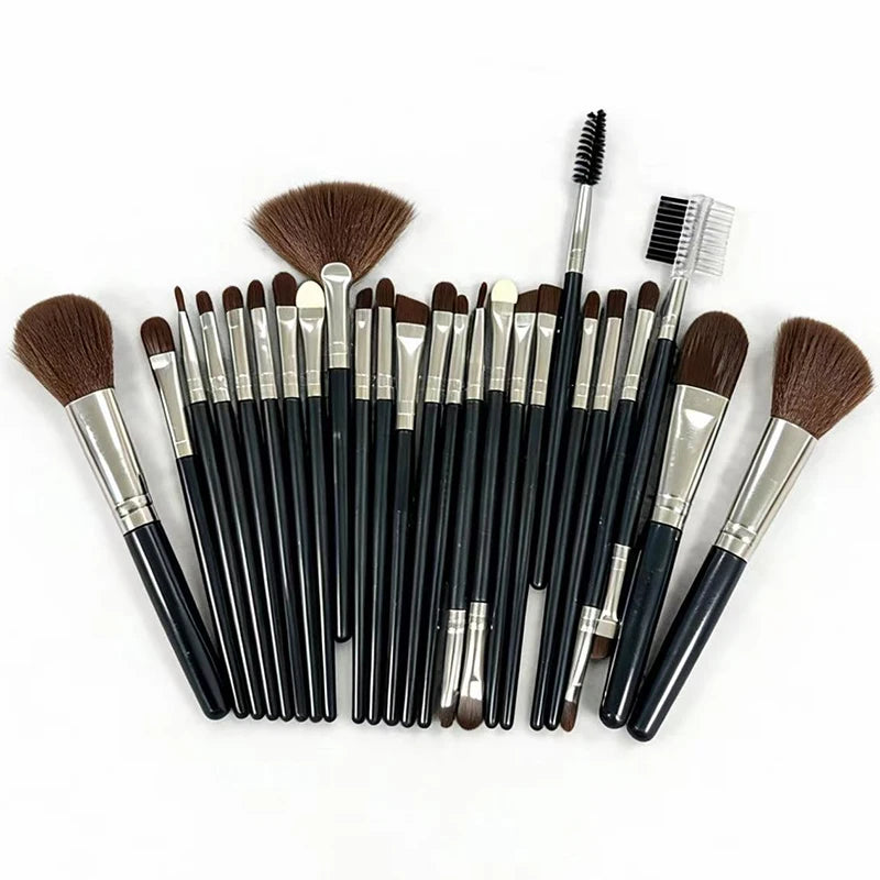 25PCS Professional Makeup Brushes Tools Set Make Up Brush Tools Kits for Powder Foundation Eyeshadow Eyeliner Cosmetics Brushes