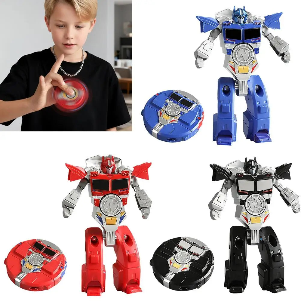 Rotating Finger Spinner Toys Antistress Stress Relief Deformation Robot Adult Sensory Toys Children's Gifts