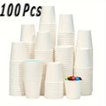 50/100PCS Disposable Small Paper Cup Tasting Cup  Perfect for Coffee Candy Juice Home Supermarket Holiday Party Activities