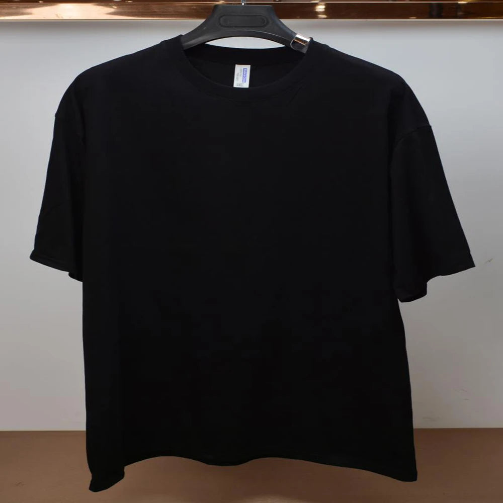 Free printing 180Gsm 100% Cotton Short Sleeve Tops Tee  Custom Order Choice Yourself Unisex O-Neck Men T-Shirt Plus Size S-6XL