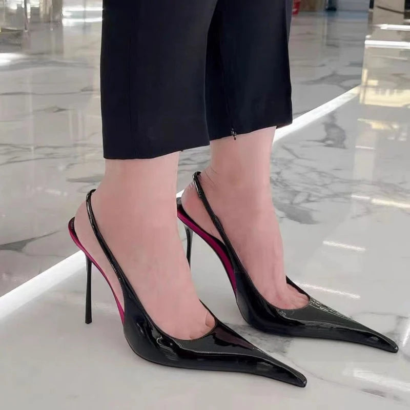 Summer Sandals European American Women High Heeled Shoes Woman's Strange Heels Stiletto Sexy Ladies Shallow Wedding Dance Pumps