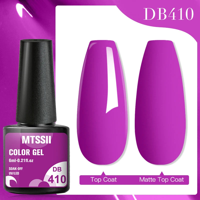 Mtssii 7ML Colorful Reflective Gel Nail Polish Glitter Sparkling Flash Glitter Gel Polish Semi Permanent Varnish Soak Off Nails
