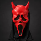 Quality Halloween Movie Scream Horror Face Mask Realistic Creepy Ghost Masks Stick Tongue Out Funny Scary Cosplay Costume Props