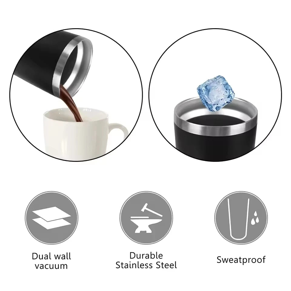 1PC Stainless Steel Tumbler Bulk with Lid Vacuum Double Wall Insulated Travel Coffee Mug Powder Coated Tumbler Cup for Drinks
