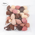 3/8/12/16/24/32/48Pcs Milk Coffee Makeup Sponge, Suitable for Applying and Setting Makeup, Suitable for All Skin Types