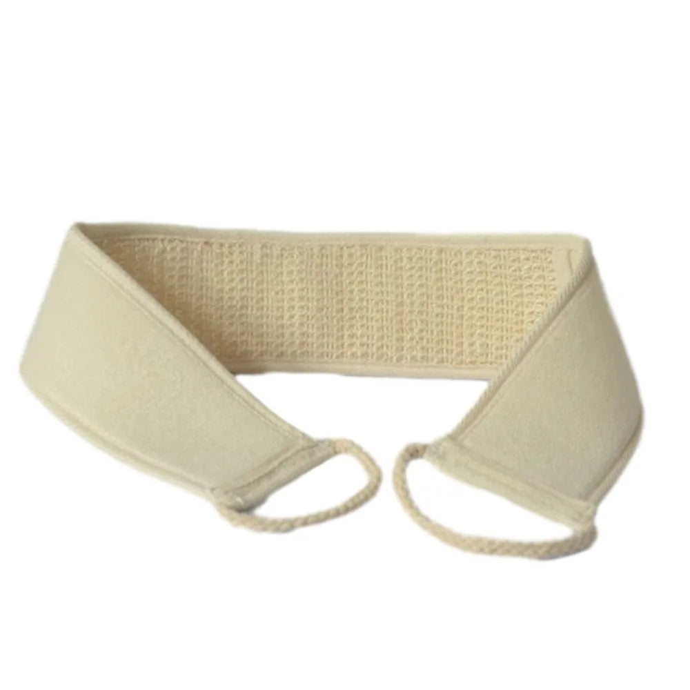Long Strap Exfoliating Bath Sponge Soft Body Scrubber Washcloth Dead Skin Removal Tool For Shower Spa Daily Skin Care