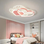 Modern Minimalism Love LED Ceiling Lamp Bedroom Study Restaurant Ceiling Light Living Room Decor High-light Acrylic Ceiling Lamp