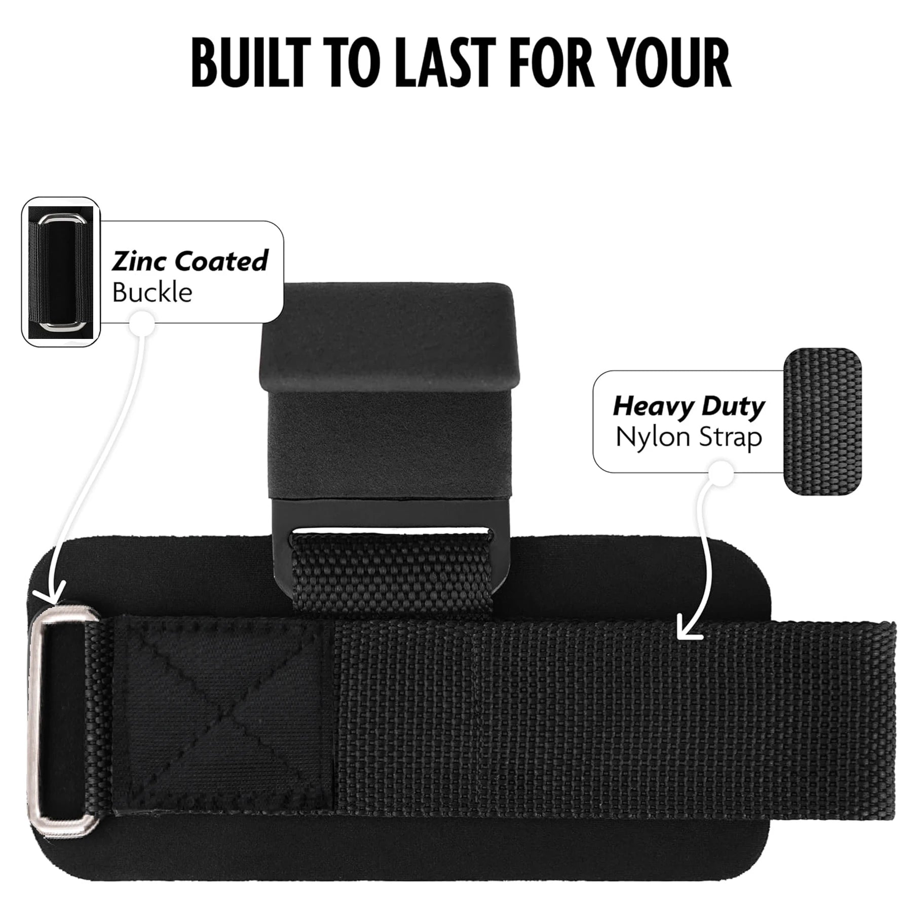 Fitness Weight Lifting Hooks for Men & Women (Pair), Weight Grips for Powerlifting, Gym Lifting Straps with Pull Up Hooks