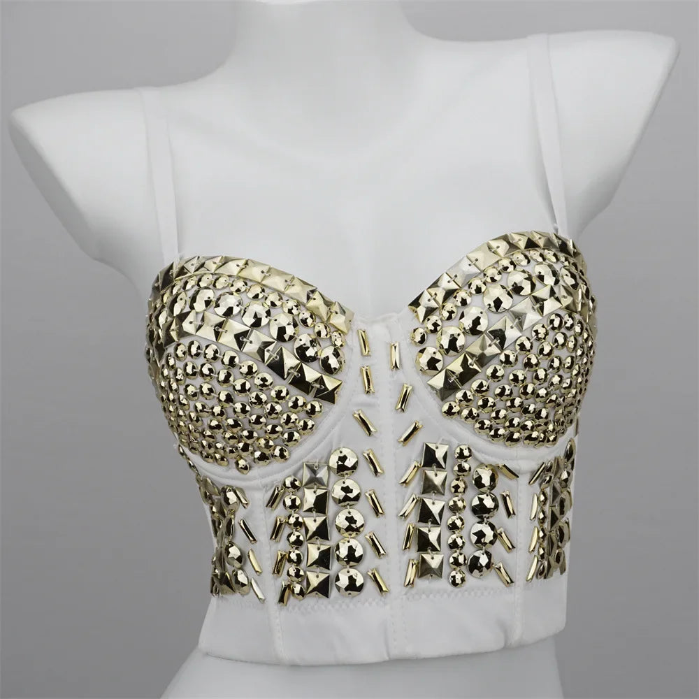 Y2k Tops Fashion Clothes Tank Casual Vintage Corset Summer Sexy Party Club Stage Show Streetwear Tees Camis Women Clothing