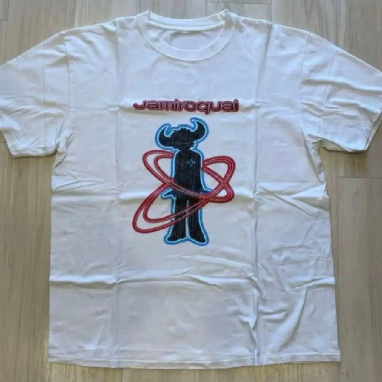 Jamiroquai 1997 Tour White T-Shirt Retro Jamiroqua Men Women Oversized Y2k Short Sleeve Street Hip Hop Tee Female Male Clothing
