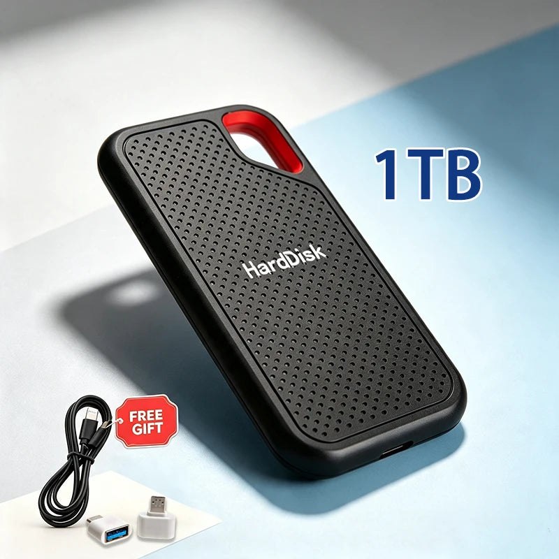 16TB External Solid State Drive High Speed USB3.1 Type-C Portable External Drive Lightweight Compact Plug & Play for Laptop PC M