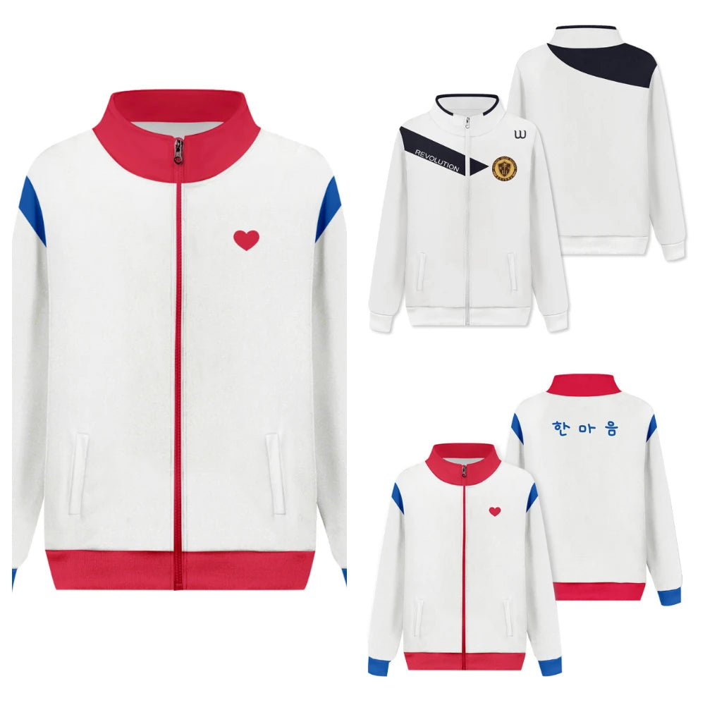 Classic Raglan jackets All of Us Are Dead 3D Print Zipper Jacket Windbreaker Men/Boys Stand Collar Long Sleeve Clothes Jackets