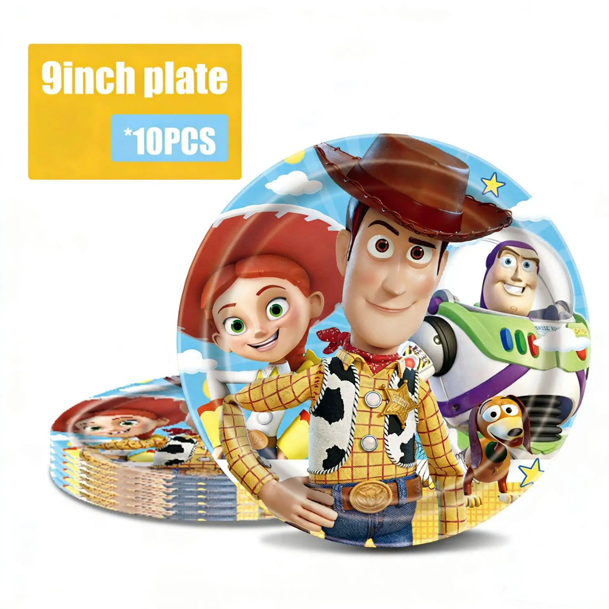 Toy Story Party Decoration Tableware Paper Plates Party Favors Gift Tablecloth BirthdayParty Supplies Toys Stamp Bracelet