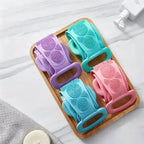 Body Silicone Back Brushes Bath Towels Scrubber Rubbing Sponge Peeling Massage Shower Belt Extended Skin Clean Removal Brushes