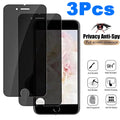 3Pcs Privacy Screen Protector For iPhone 6 6s 7 8 Plus SE2020 SE2022 Anti-Spy Tempered Glass