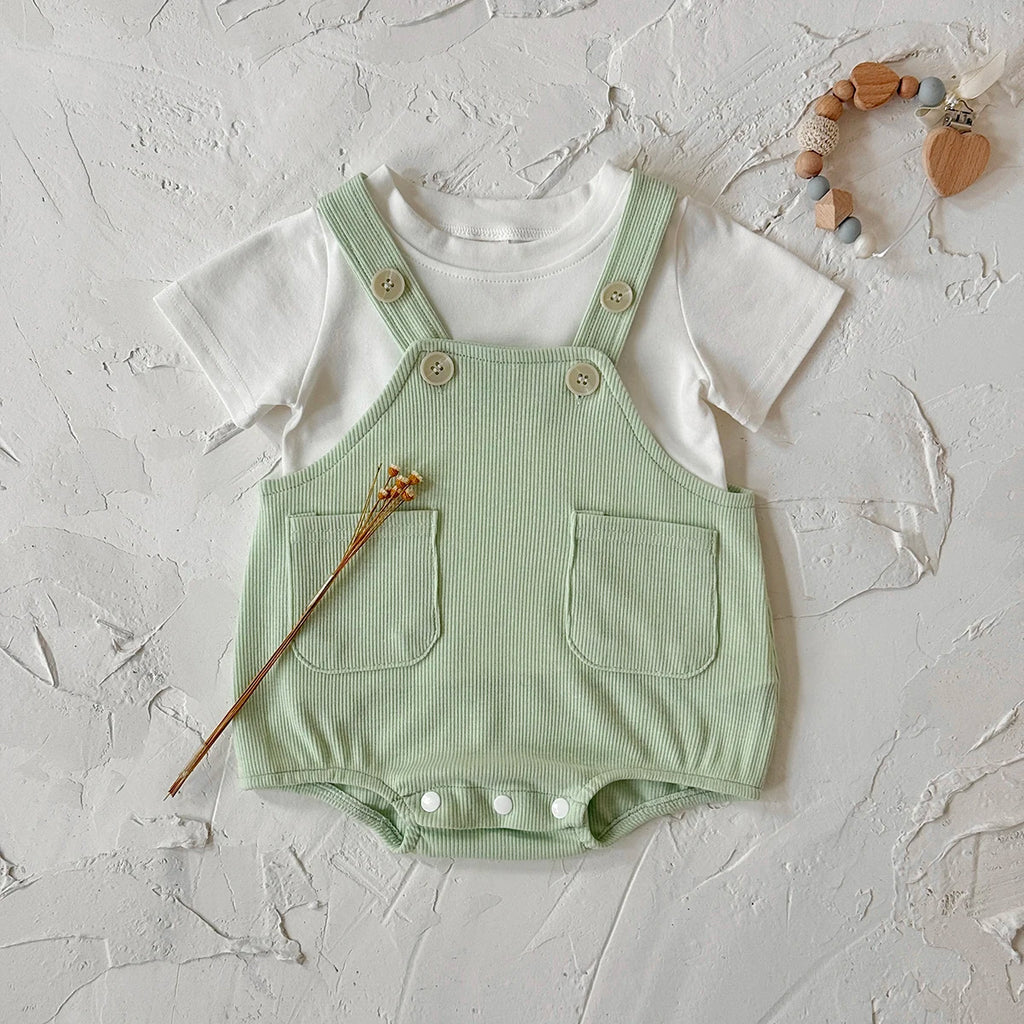 Baby Romper  Fashion Toddler Clothes  Short Sleeve Newborn Bodysuit Infant Jumpsuits 0-18 months ﻿