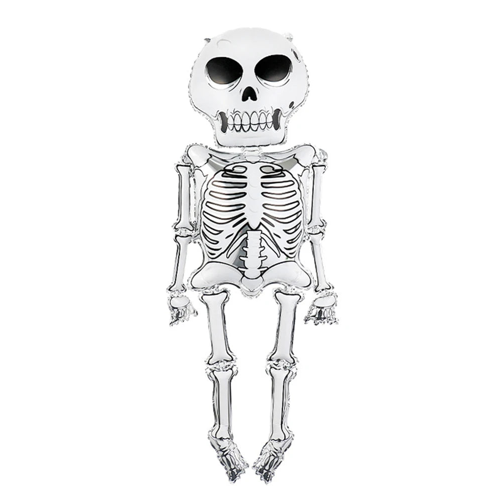 Halloween Pumpkin Spider Spooky Skeleton Decoration Balloons Halloween Theme Party DIY Scene Decoration Inflatable Balloons