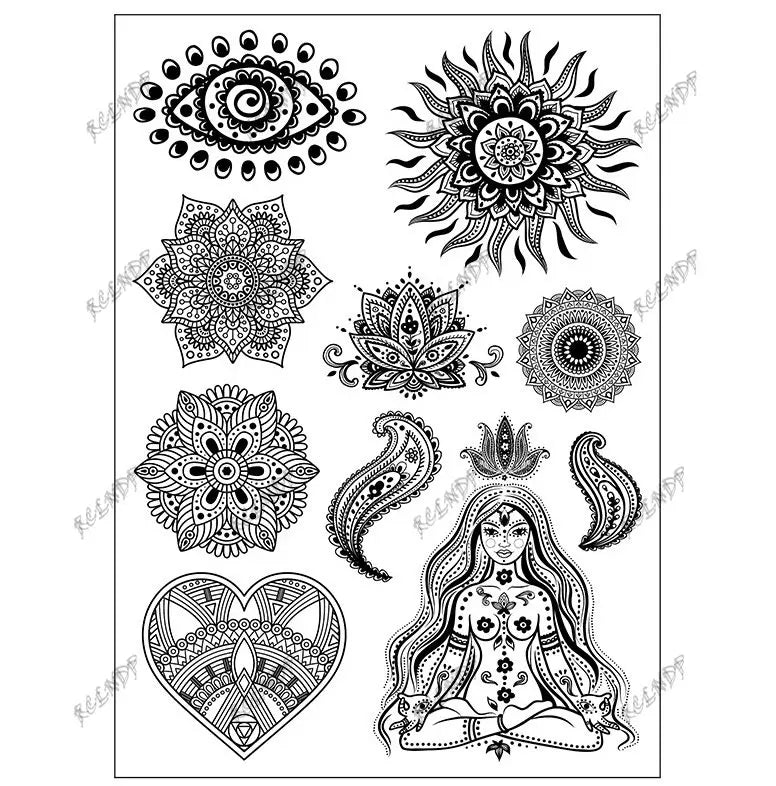 Waterproof Temporary Tattoo Sticker Sexy Lace Bow Knot Flower Arm Leg Body Art Flash Tatoo Fake Tatto for Men Women