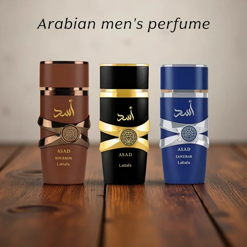 Arabian Men's Perfume 35ML/100ML Long-Lasting Fresh Eau De Toilette Spray with Pheromones Floral Notes for Men