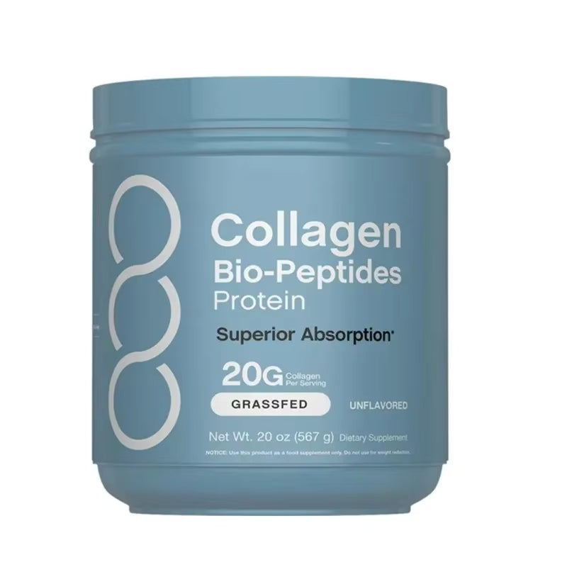 Collagen Peptides Powder 567g, Grass Fed Bovine Hydrolyzed Protein, Unflavored Easy Mix Daily Beauty Support Supplement