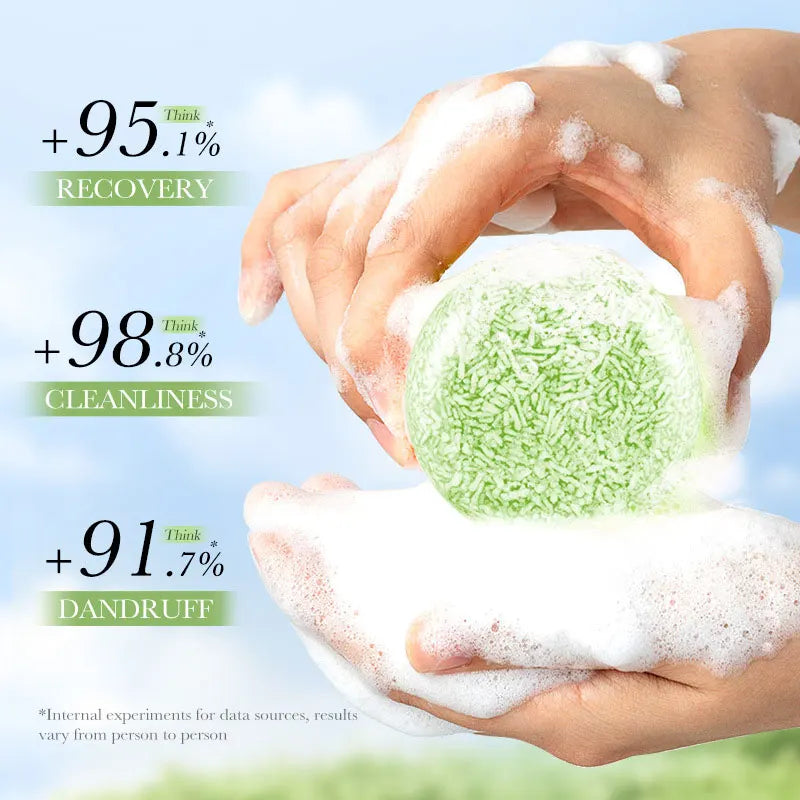 Tea Tree Essential Oil Shampoo Soap for Deep Cleaning and Hair Care Silicone Free and Residue Free Handmade Essential Oil Soap