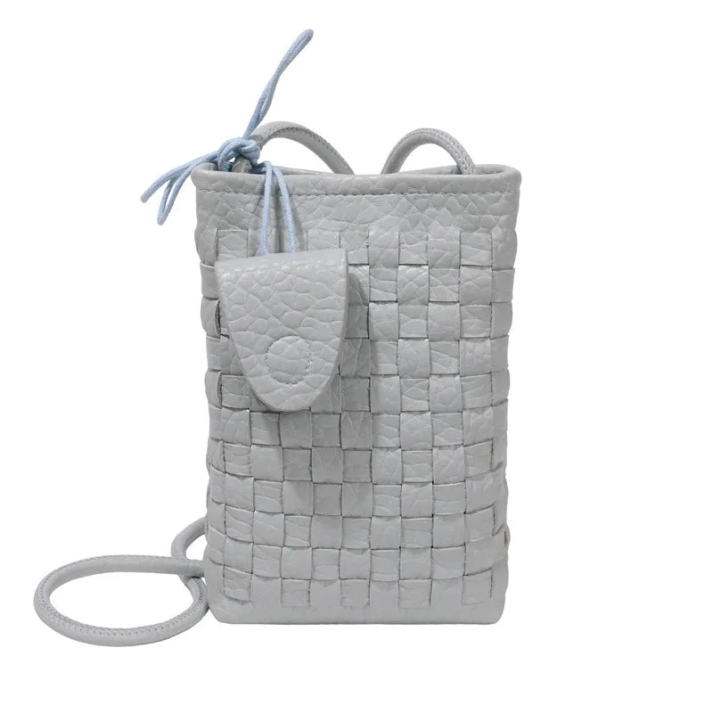 Women's Bag PU designer luxury bags woman 2026 Shoulder bags Fashion niche woven minimalist crossbody bag Wallet