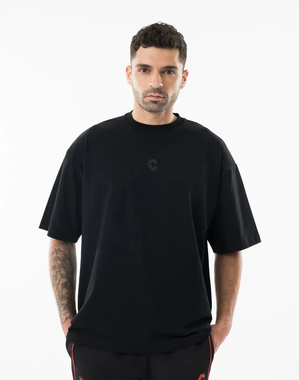 CRONOS 2025 Summer Japanese-style Printed Logo American Retro Men T-shirt Fitness Sports Loose Cotton Short Sleeve Tees Tops