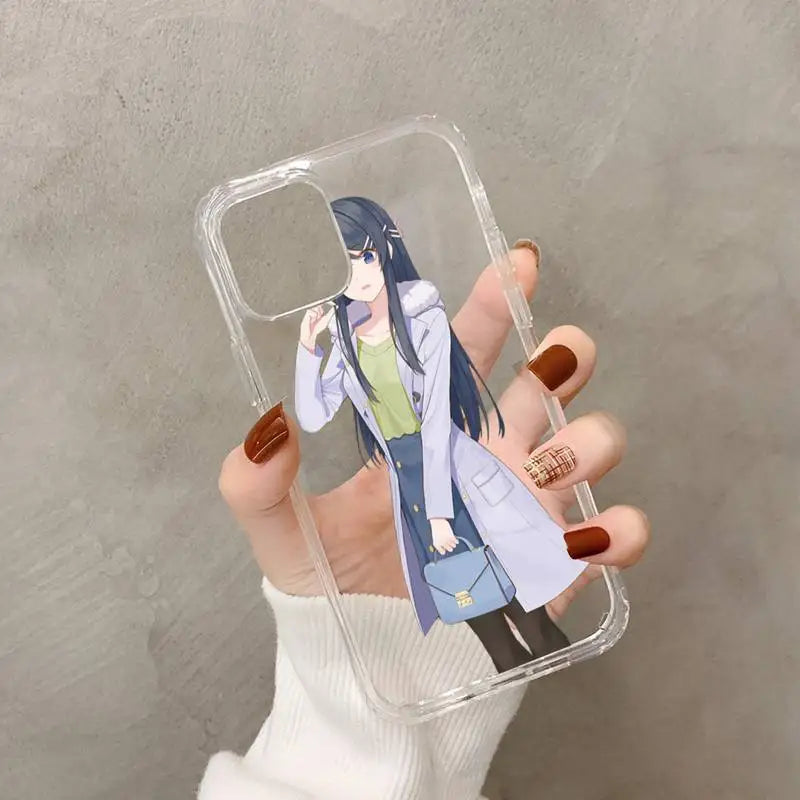 Anime Mai Sakurajima Phone Case for iPhone 11 12 13 mini pro XS MAX 8 7 6 6S Plus X 5S SE 2020 XR case
