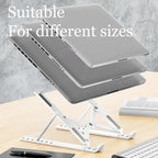 7 Levels Laptop Stand Portable Foldable ABS Tablet Computer for Macbook Apple  Air Pro Lenovo Bracket Universal Pad PC Holder