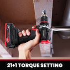 YEVOLT Electric Drill 20V Brushless Li-ion Compact Cordless 21+1 Driver Handheld Screwdriver Power Tools YVGBD20DU2 Series