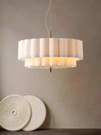 Living Bedroom Decor Lustre Pendant Lights Japanese Wabi Sabi Fabric Ceiling Chandeliers Indoor Lighting Hanging Lamps Fixtures