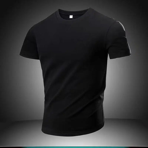 2026 New Running T-shirt Men's Summer Fashion Round Neck Comfortable Breathable Short Sleeve Fitness Exercise Speed Drying Top