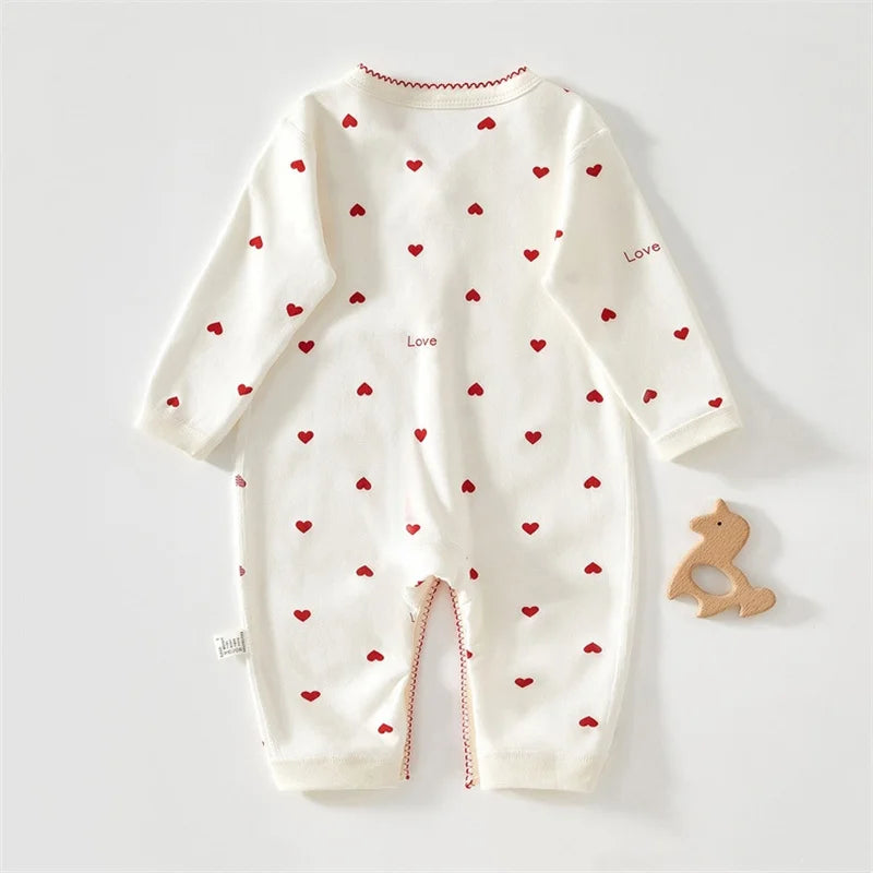 Newborn Baby Rompers For Girls Boys Cotton Print Infant Jumpsuit Spring Autumn Long Sleeve Boy Clothing Outfit Outdoor Clothes