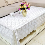 Modern Fresh Rural Style Deskecloth PVC Material Waterproof Oil Resistant Table Mat Printed Checkered Coffee Table Tablecloth