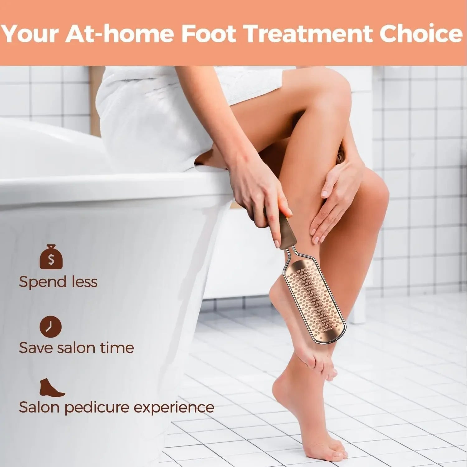 1pc Foot File Foot Scrubber Pedicure Callus Remover for Feet Easkep Professional Grater Rasp Foot Scraper Corns Callous Removers