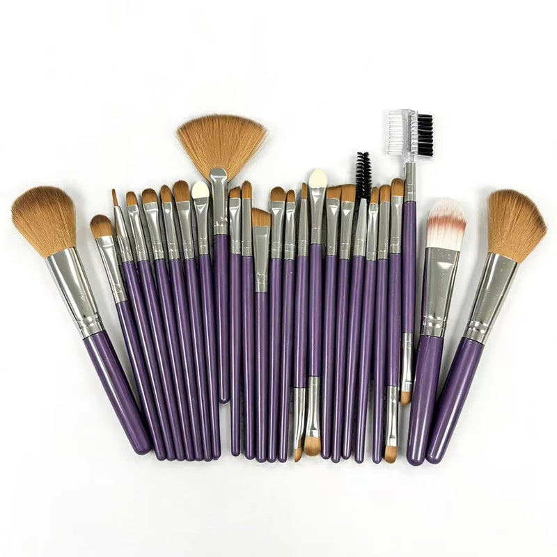 25PCS Professional Makeup Brushes Tools Set Make Up Brush Tools Kits for Powder Foundation Eyeshadow Eyeliner Cosmetics Brushes