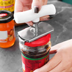 Stainless Steel Multi-Use Jar Opener | Adjustable Labor-Saving Tool for Bottle Caps  Can Lids | Commercial Kitchen & Home Gadget