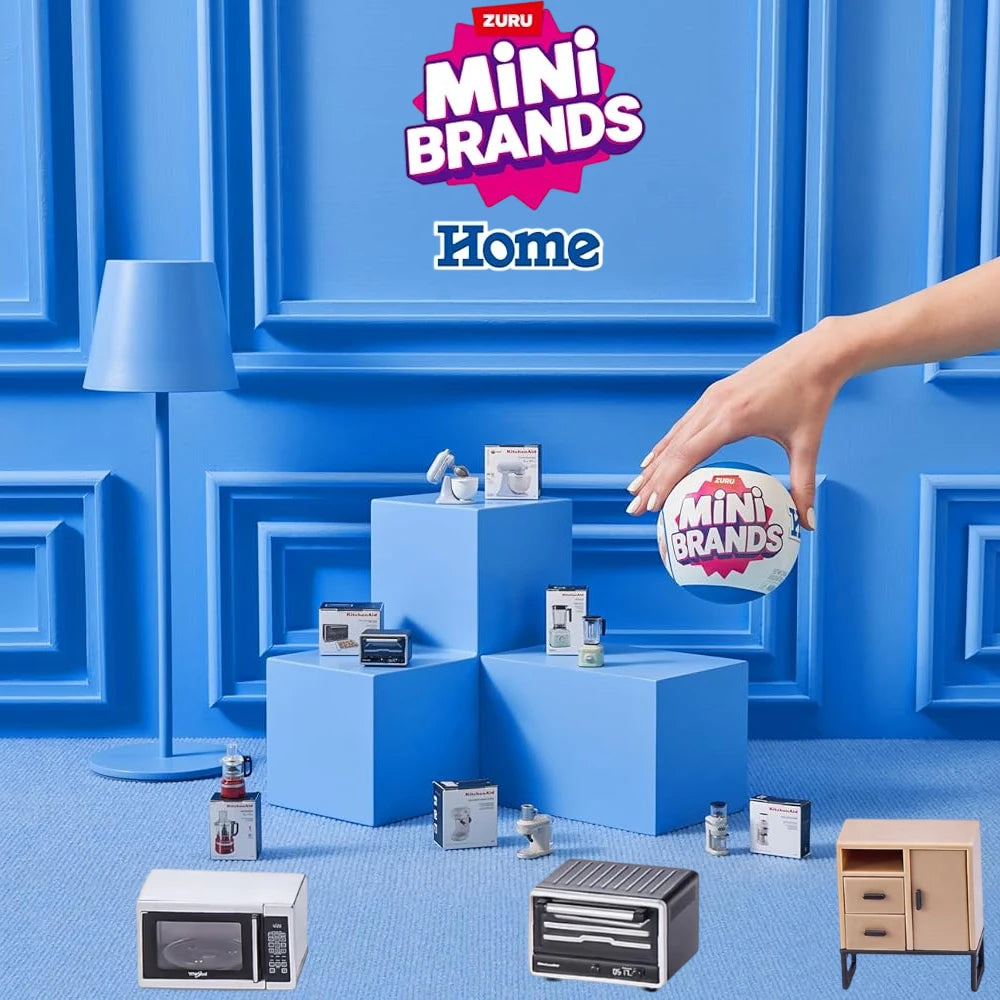 Zuru Mini Brands Toys 5 Surprise Mini Brands Toy Miniature Toys Mystery Blind Box Original Home Themed Collectibles Mini Home