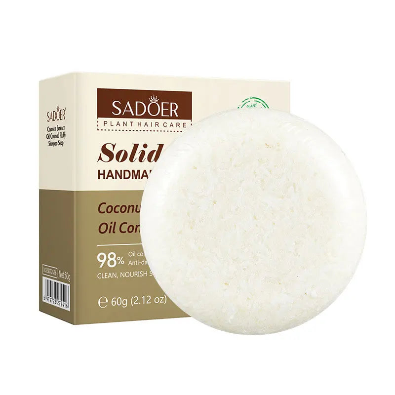 Tea Tree Essential Oil Shampoo Soap for Deep Cleaning and Hair Care Silicone Free and Residue Free Handmade Essential Oil Soap
