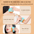 Resin Gua Sha Massage Tool for Body & Muscles, Lightweight & Durable Body Massager for Neck, Shoulders & Back, Handheld Massage
