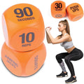 2pk Fitness Exercise Dice for Cardio HIIT Exercise Classes Fun Fitness Dice Convenient Portable Gym Accessories Whole Body