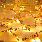LED Fairy Grace Decor Ivy String Lights Outdoor Party Battery-Powered LED Outdoor Lights for Garden Christmas Halloween Decor