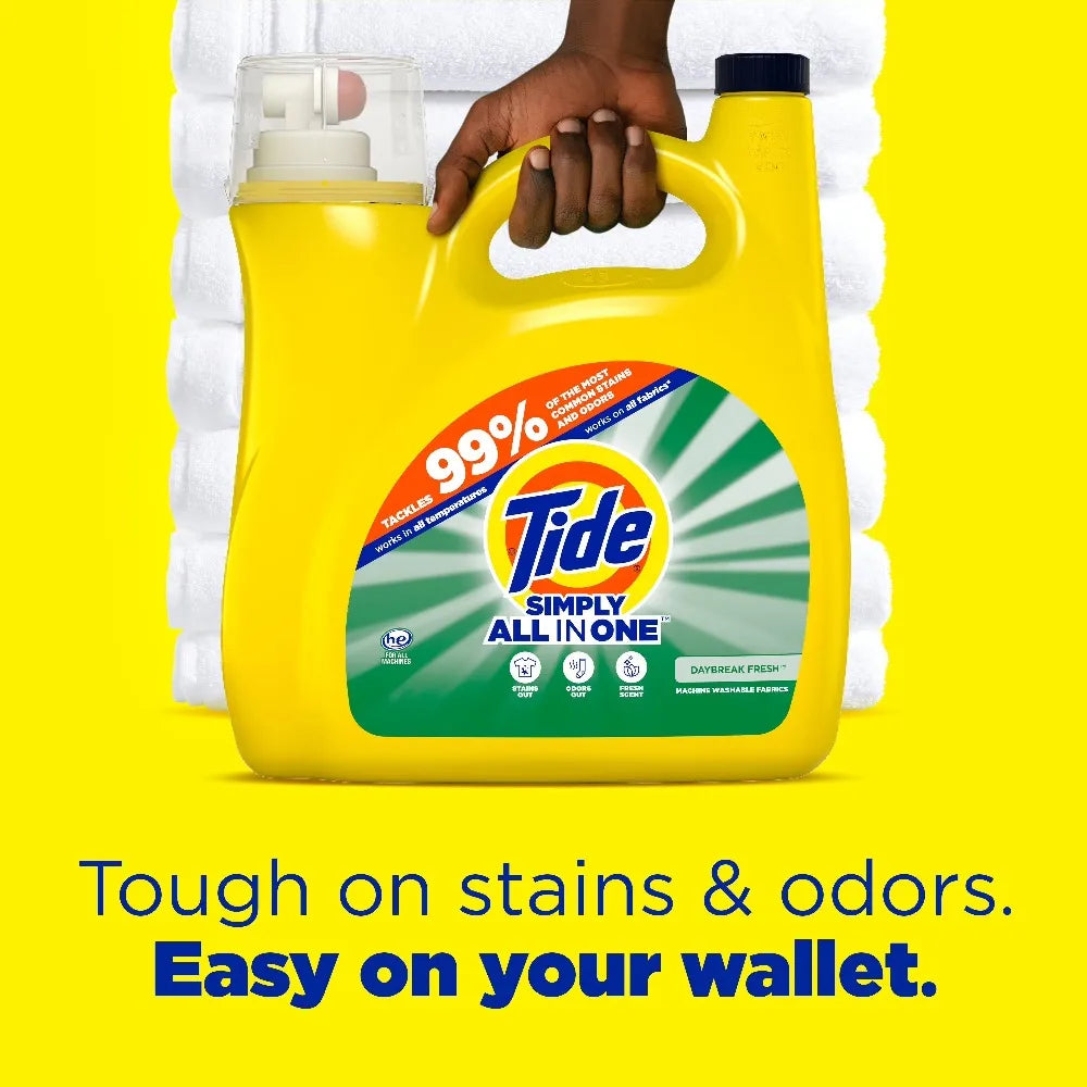 Large-capacity household Liquid Laundry Detergent for Fresh Daybreak Scent High Efficiency for Multiple Loads