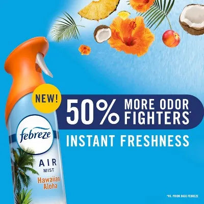 Air Fresheners Air Mist Odor-Fighting Air Freshener - Zesty Orange Blossom - 8.1oz: Dye-Free, Phthalate-Free, Aerosol Form