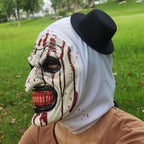 Latex Scary Cosplay Mask Realistic Unisex Halloween Clown Bloody Props Party Costume Ghost House Prop High Quality Clown Mask