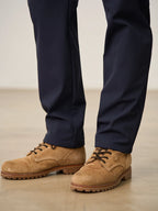 SIMWOOD 2026 Spring New Regular Straight Soft Shell Warm Fleece Lining Fabric Casual Pants Men Outdoor Trousers