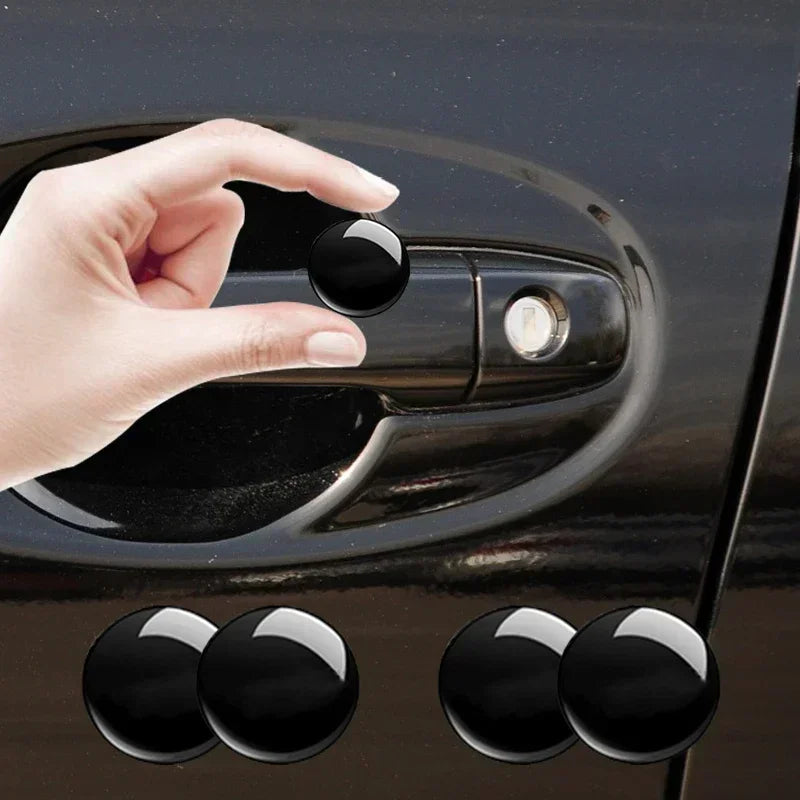 4pcs Car Door Keyhole Stickers Auto Door Lock Protection Self-adhesive Decal Universal Car Accessories for BMW X3 X5 E46 E85 E60