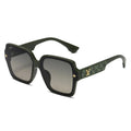 Fashion Square Frame Sunglasses for Women Luxury UV Protection Large Frame All-Match DS-8052-1