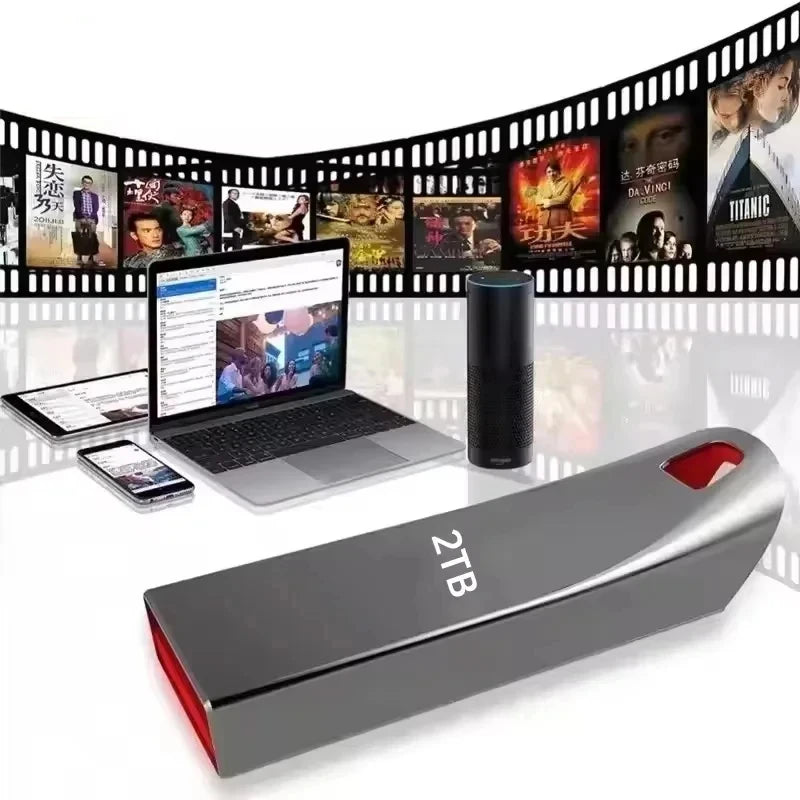 2026 Metal Flash Drives U Disk 2TB USB 3.2 High Speed Pendrive Portable Usb Drive Waterproof Memoria Usb Drive Memory new