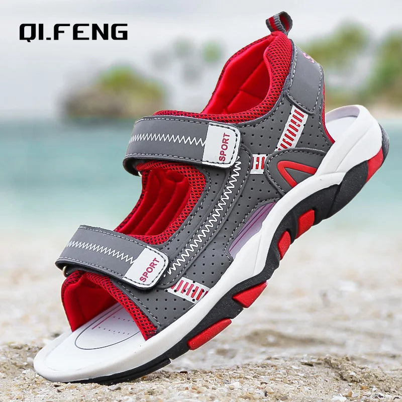 Summer Breathable Sandals Children's Beach Shoes Boys and Girlss Shoes Student Casual Sandals Anti slip Wear Resistant Footwear